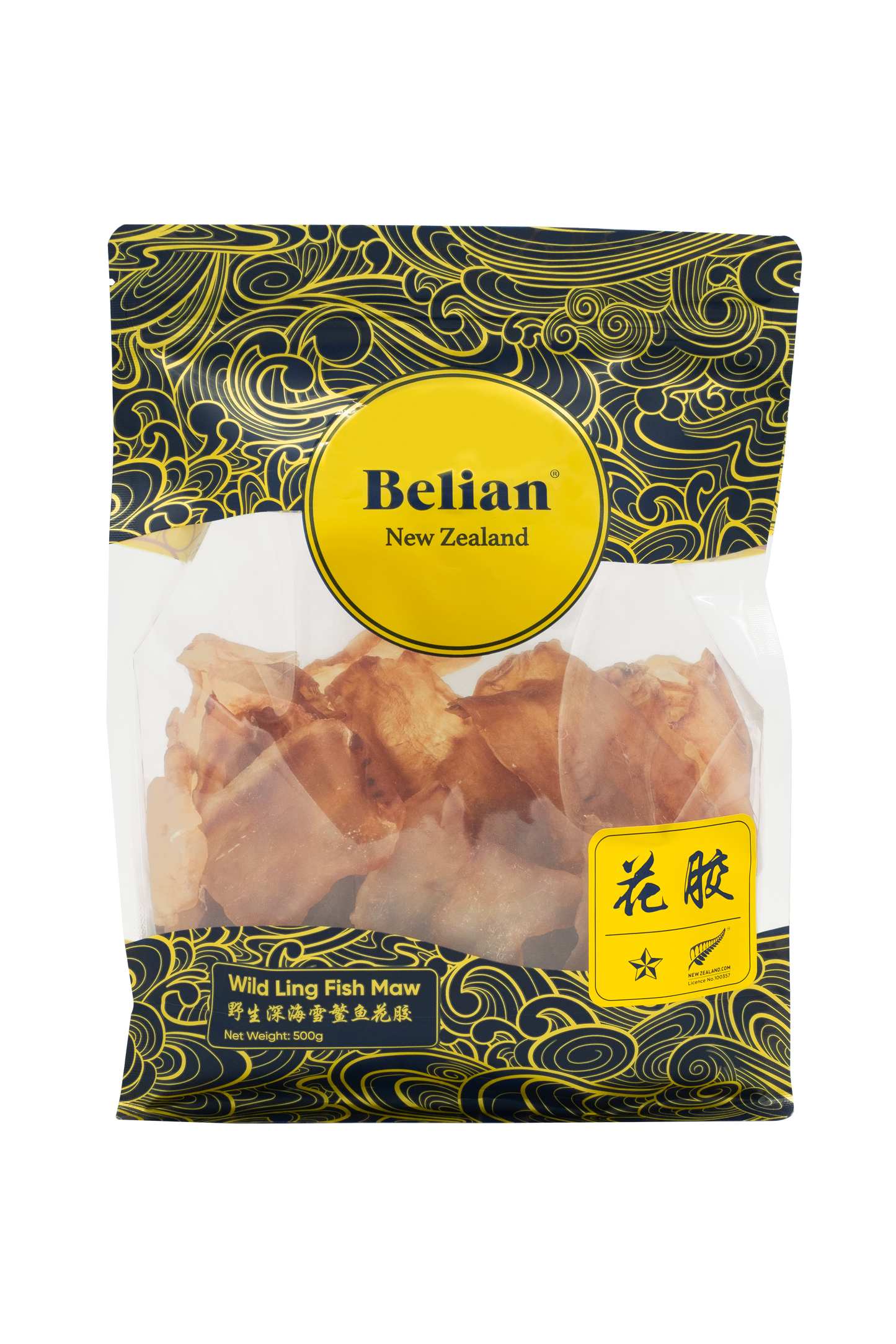 Premium New Zealand Fish Maw - 1 Star 500g |精品新西兰花胶 - 1星500克 (约30-45片)