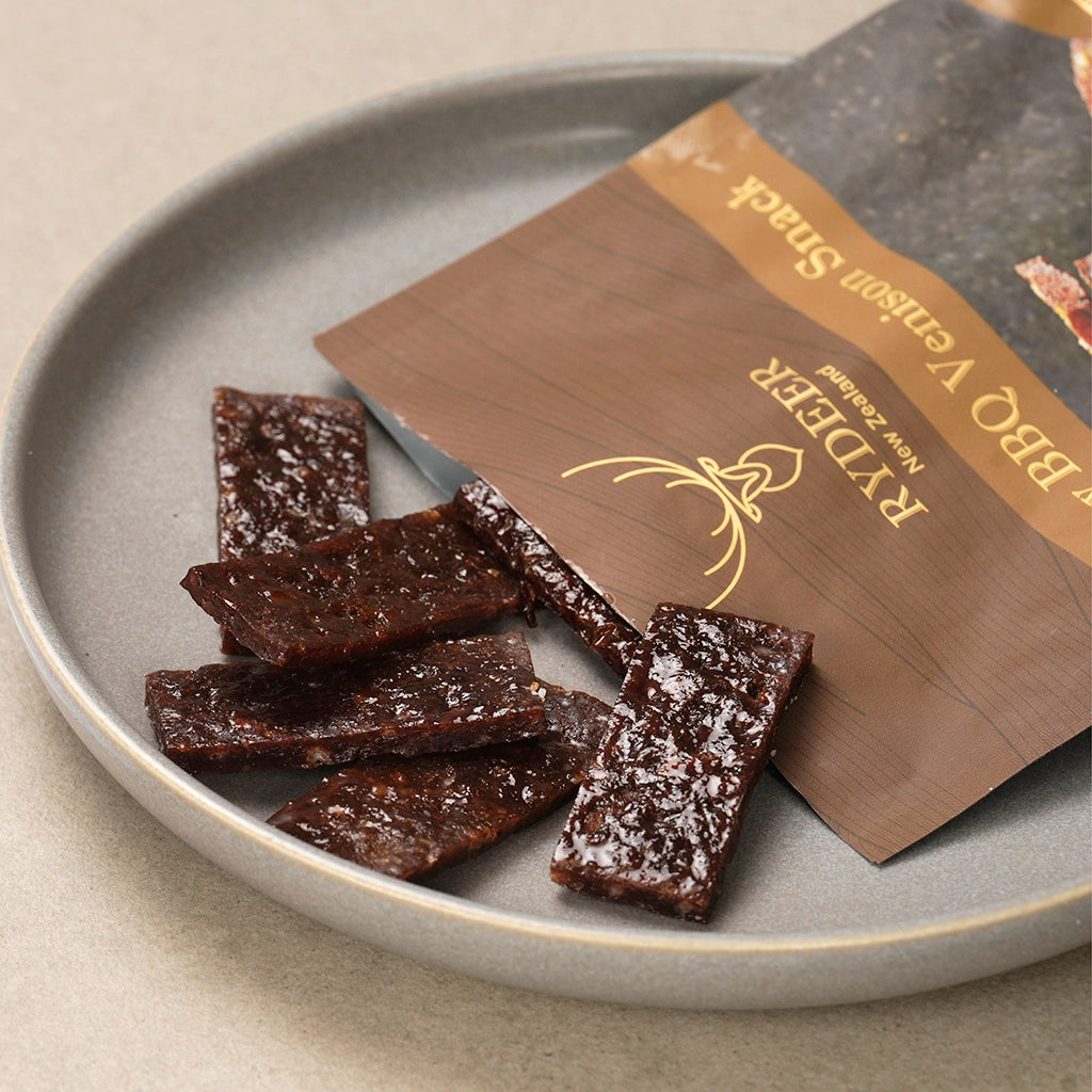 Rydeer, Savory BBQ Venison Jerky 50g - PullmoonNZ