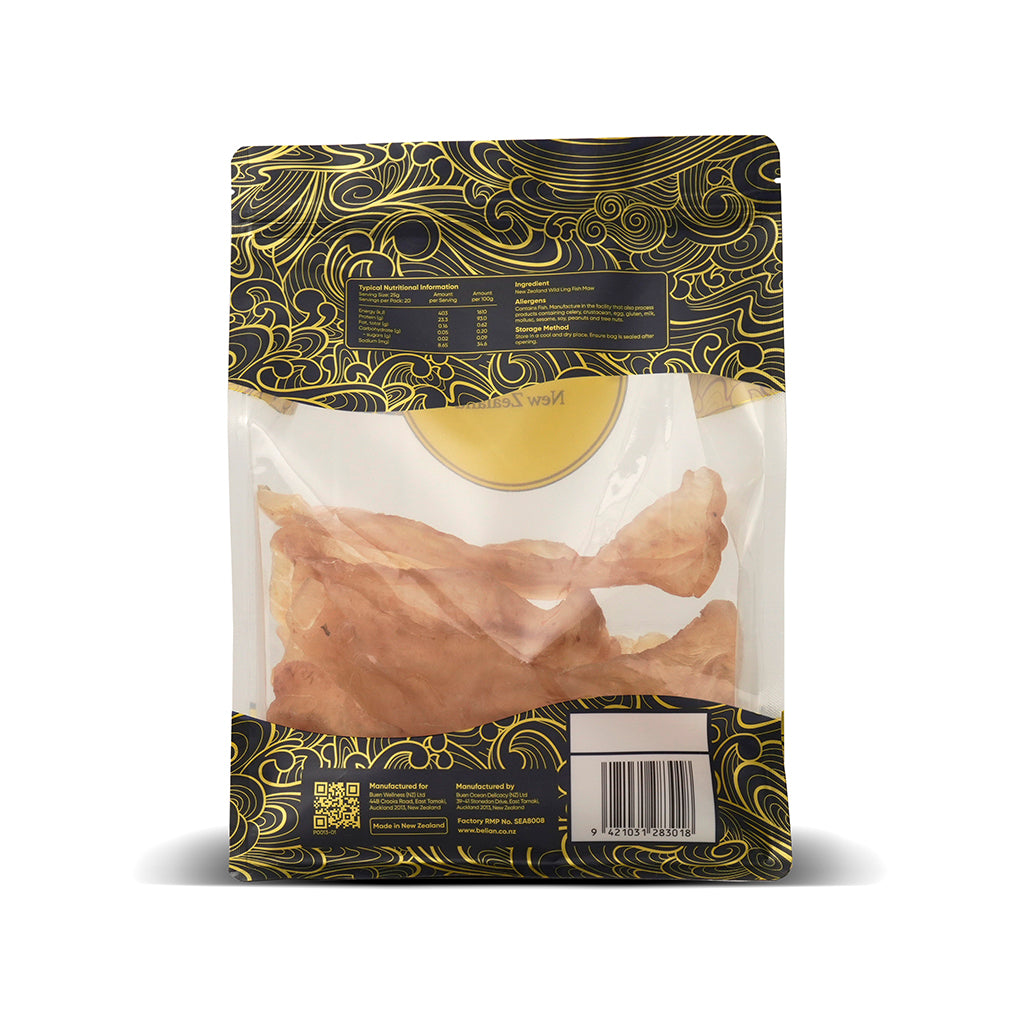 Belian®珍品新西兰花胶 - 原胶3星500克（7-10片） - PullmoonNZ