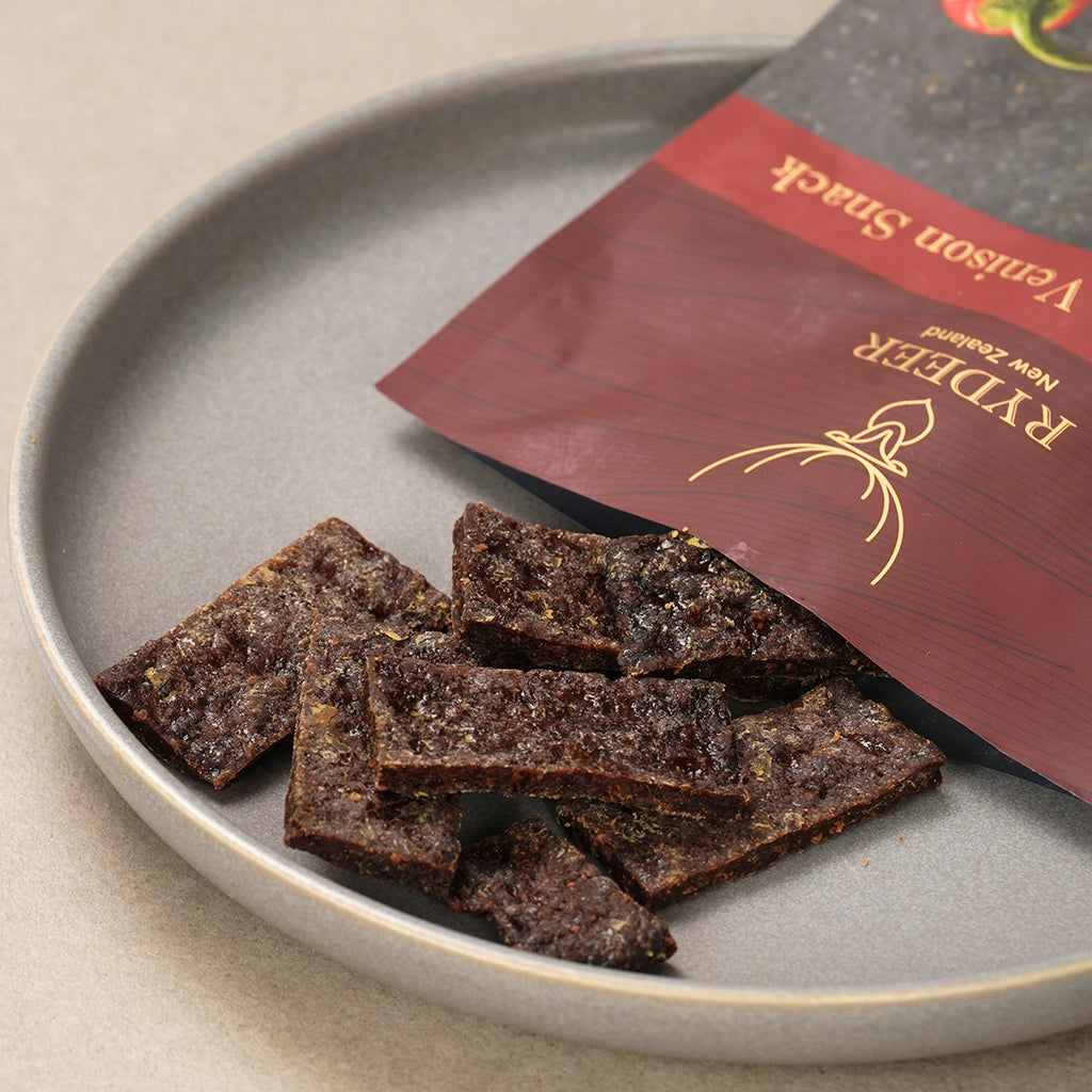 Rydeer, Hot & Spicy Venison Jerky 50g - PullmoonNZ