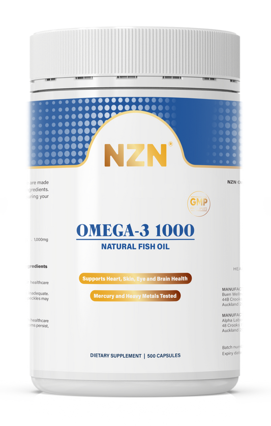 NZN®Omega-3 1000mg 深海鱼油 *500粒 - PullmoonNZ