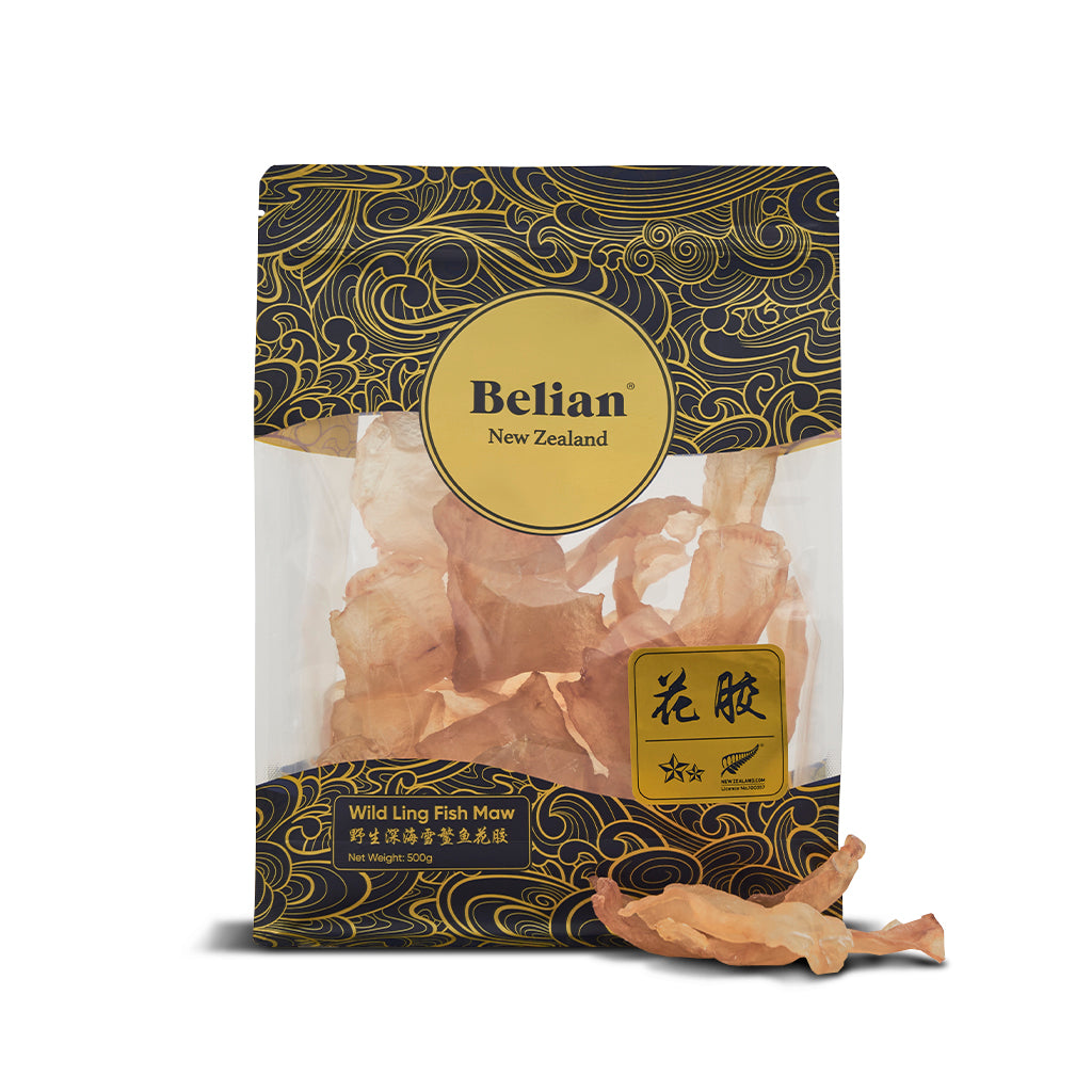 Belian®精品新西兰花胶 - 断胶2星500克（25-35片） - PullmoonNZ