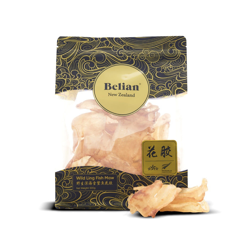 Belian®精品新西兰花胶 - 断胶3星500克 （10-15片） - PullmoonNZ