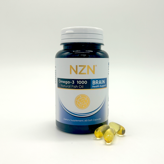 NZN, OMEGA-3 1000, 60 caps | NZN®Omega-3 1000mg 深海鱼油 *60粒